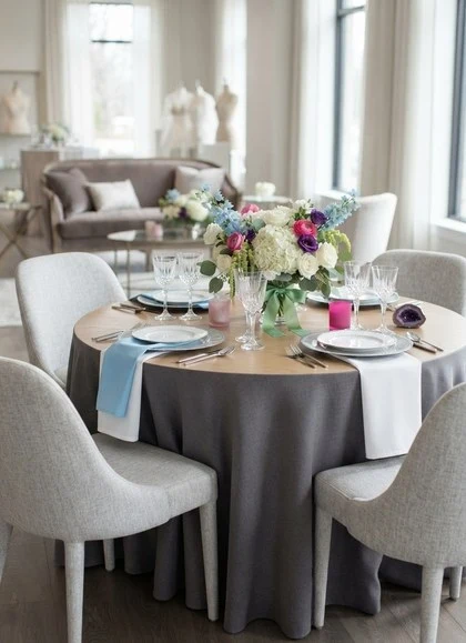 KD Party Rentals decorated event seating