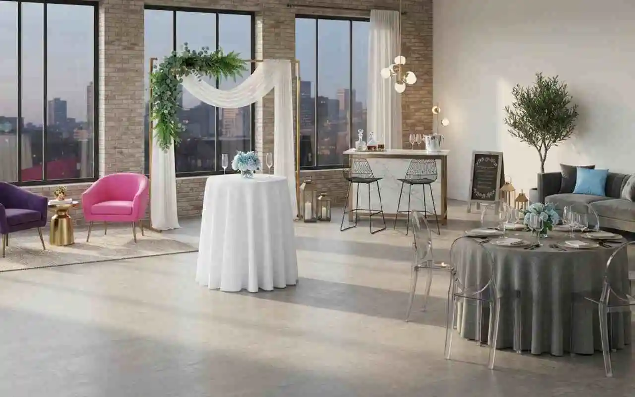 KD Party Rentals event setup
