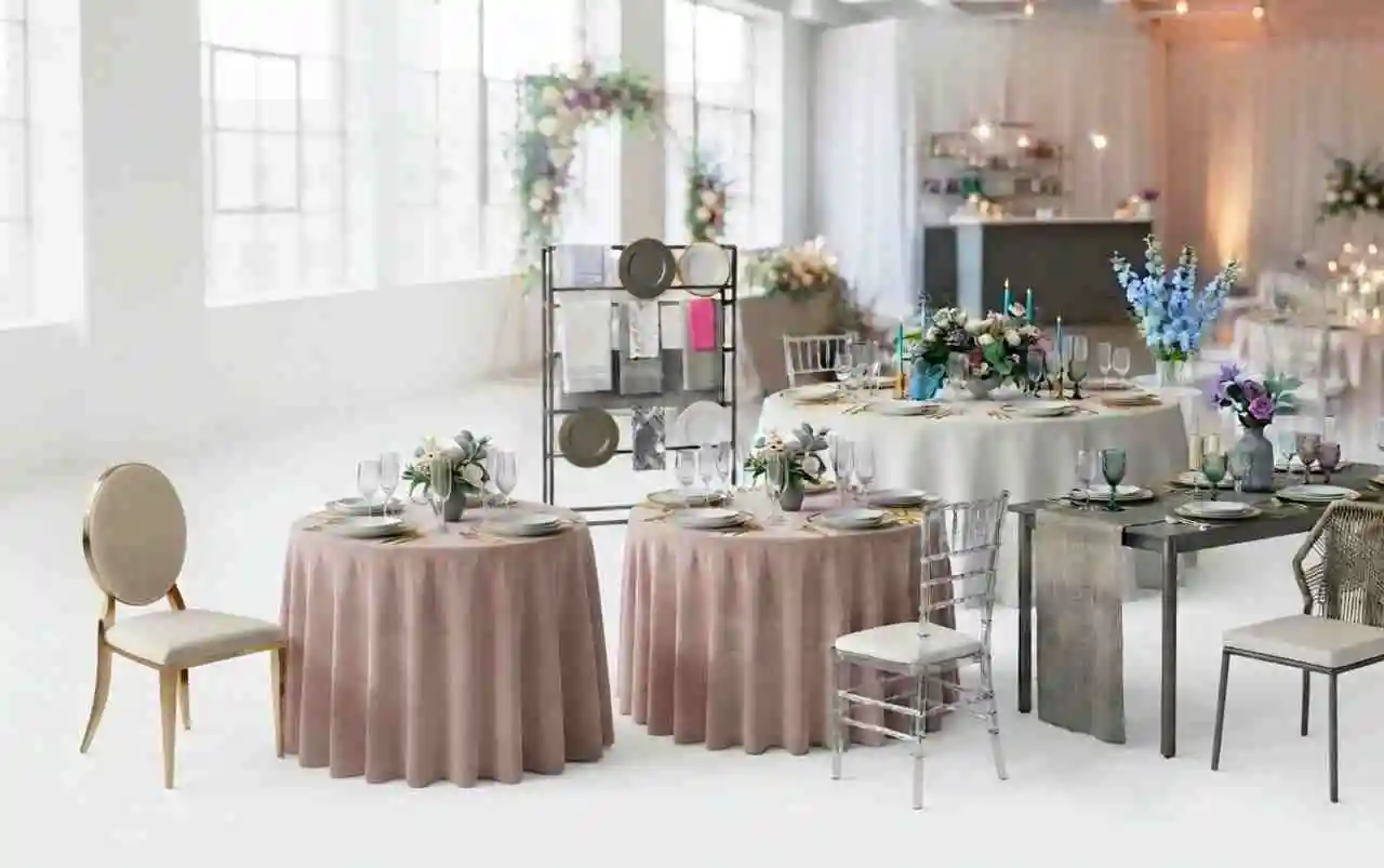 KD Party Rentals event chairs and tables